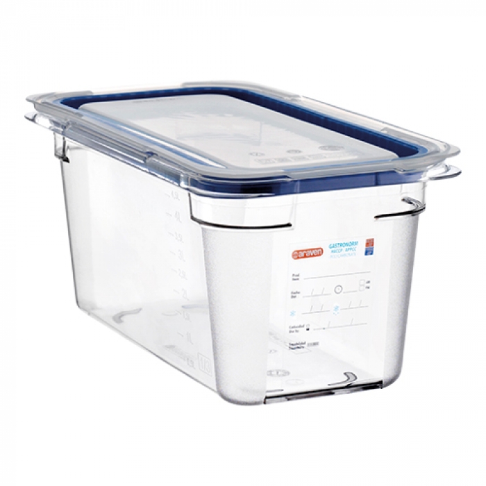 Araven Boîte alimentaire transp. GN 1/3 150mmh - 6L + couvercle hermétique